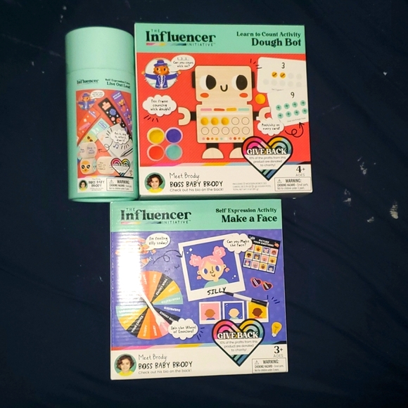 : 3 new The Influencer initiative creative imagination play sets - Picture 1 of 7